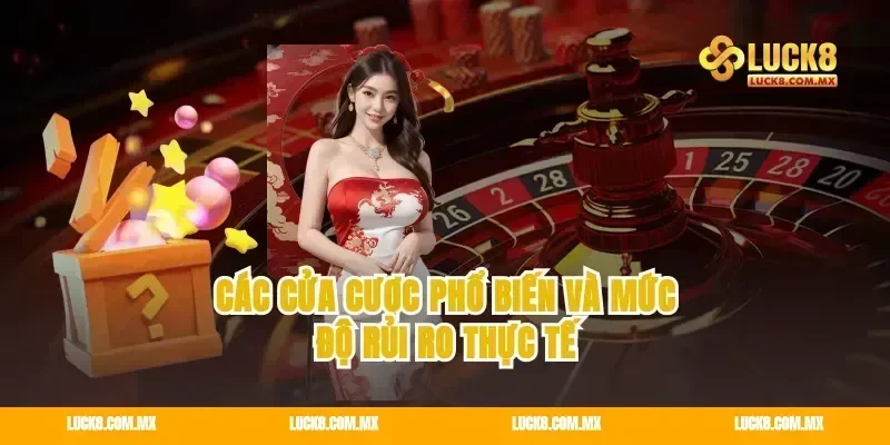 Các cửa cược phổ biến và mức độ rủi ro thực tế