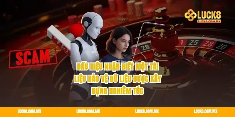 Dấu hiệu nhận biết một tài liệu bảo vệ dữ liệu được xây dựng nghiêm túc