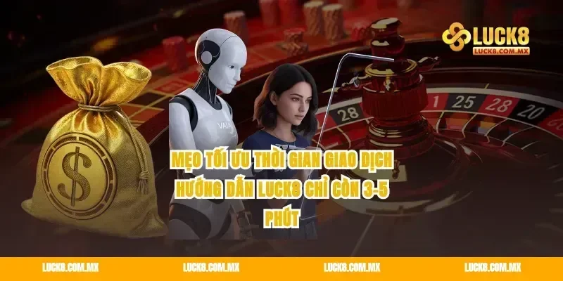 Mẹo tối ưu thời gian giao dịch hướng dẫn Luck8 chỉ còn 3-5 phút